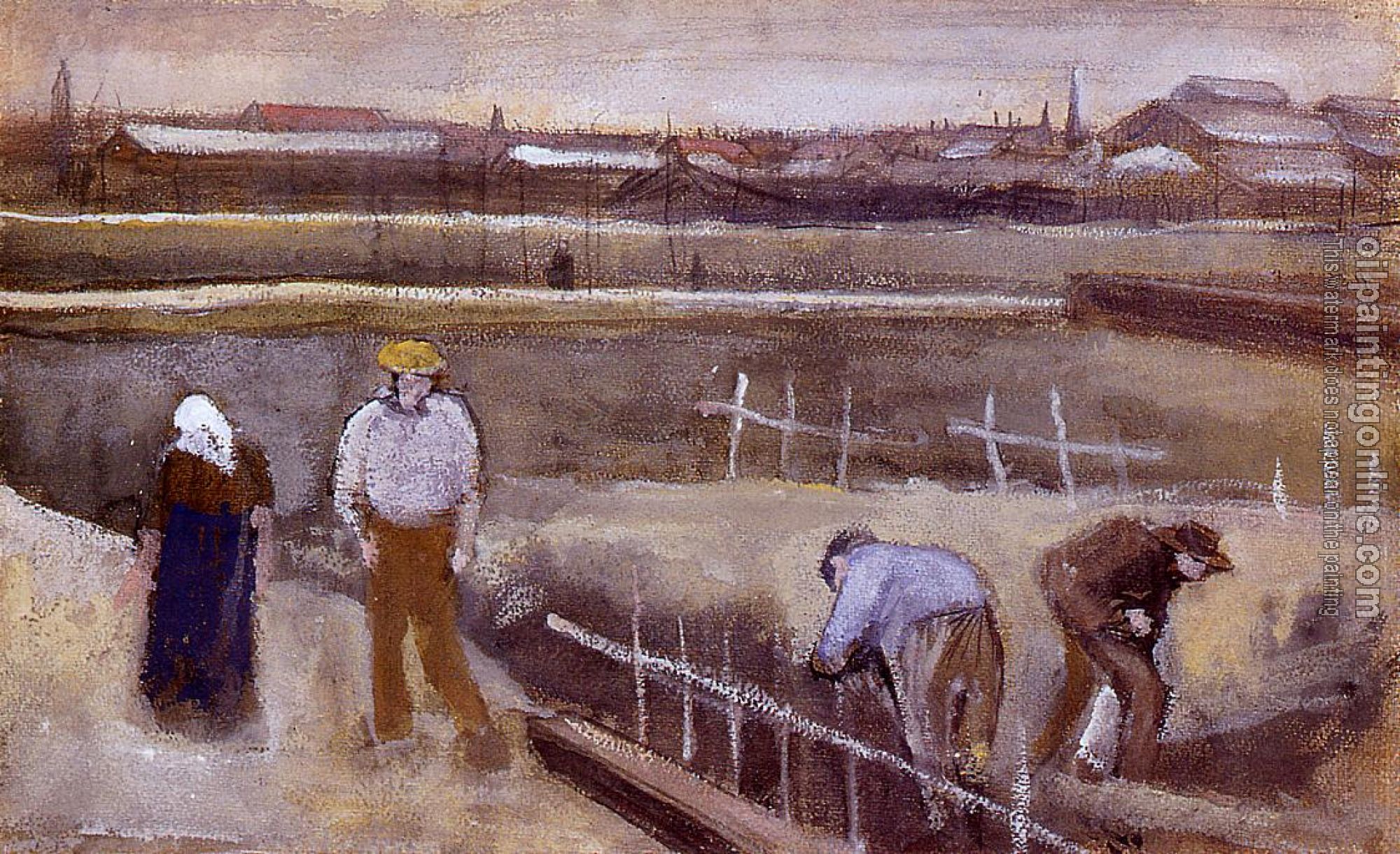 Gogh, Vincent van - Meadows near Rijswijk
